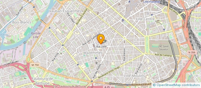 localisation de l'entreprise CENI à LILLE