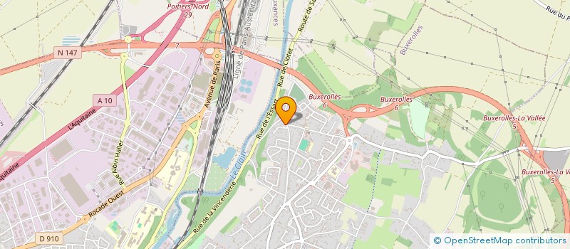 localisation de l'entreprise CENI  BUXEROLLES