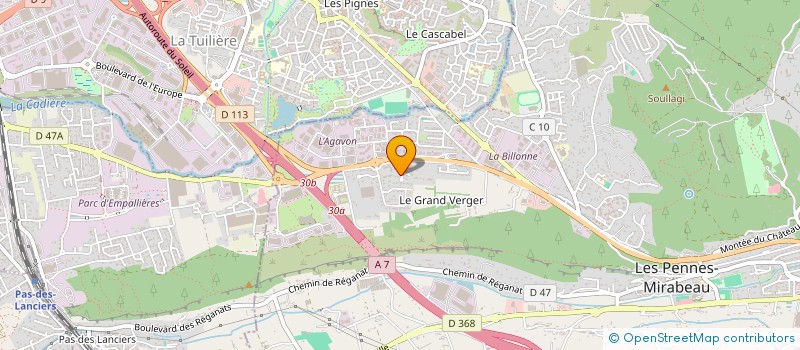 localisation de l'entreprise CENI COURSES DEVELOPPEMENT à LES PENNES-MIRABEAU