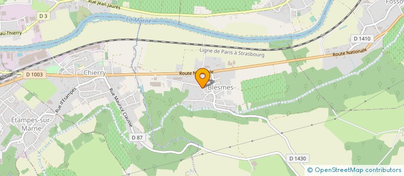 localisation de l'entreprise CENIALA à BLESMES