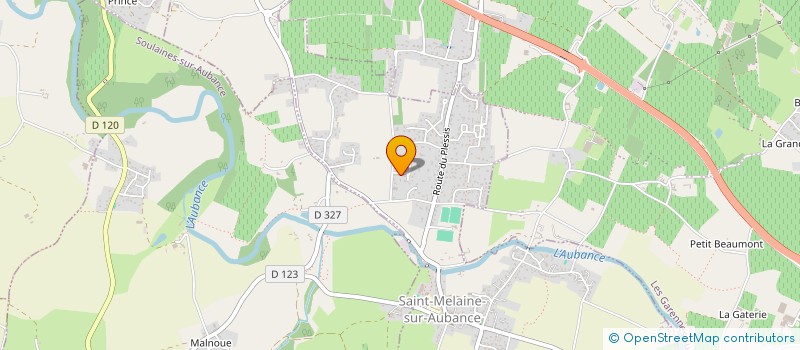 localisation de l'entreprise CENICECA 49  SAINT-MELAINE-SUR-AUBANCE