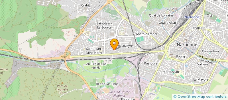 localisation de l'entreprise CENIMMO  NARBONNE