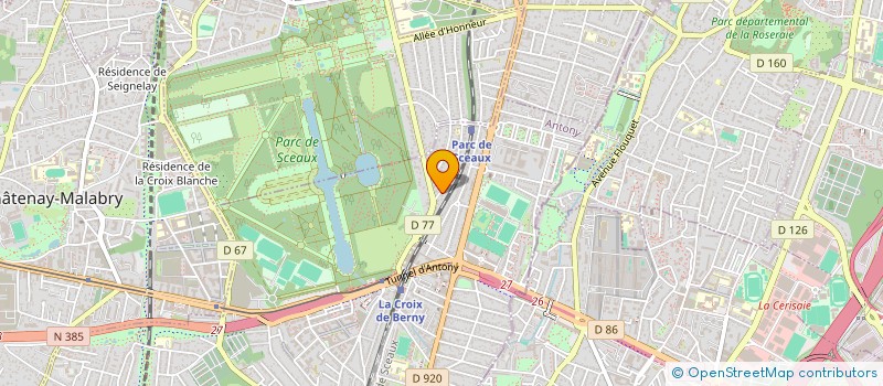 localisation de l'entreprise CENIRA à ANTONY