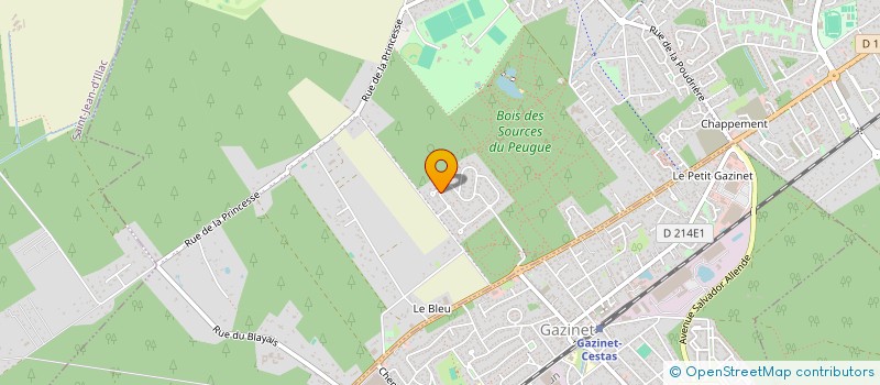 localisation de l'entreprise CENIRE  PESSAC