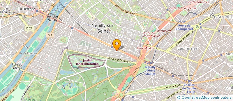 localisation de l'entreprise CENITZ 5 à NEUILLY-SUR-SEINE
