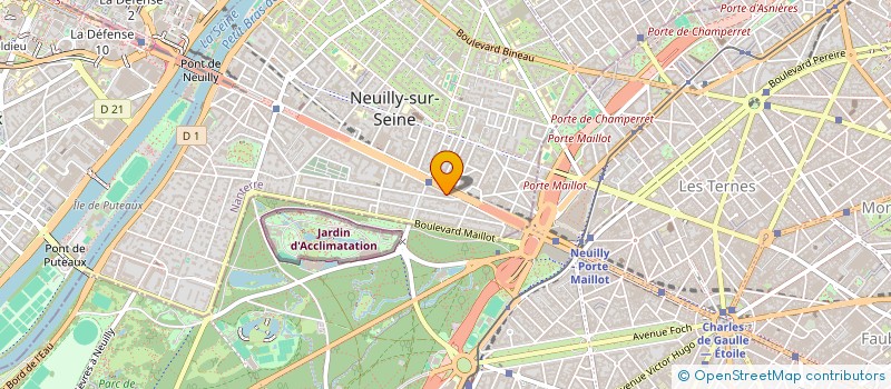 localisation de l'entreprise CENITZ à NEUILLY-SUR-SEINE