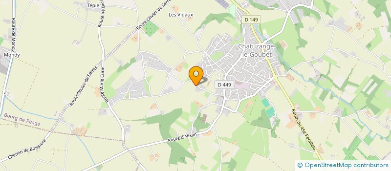 localisation de l'entreprise CENIZIER  CHATUZANGE-LE-GOUBET