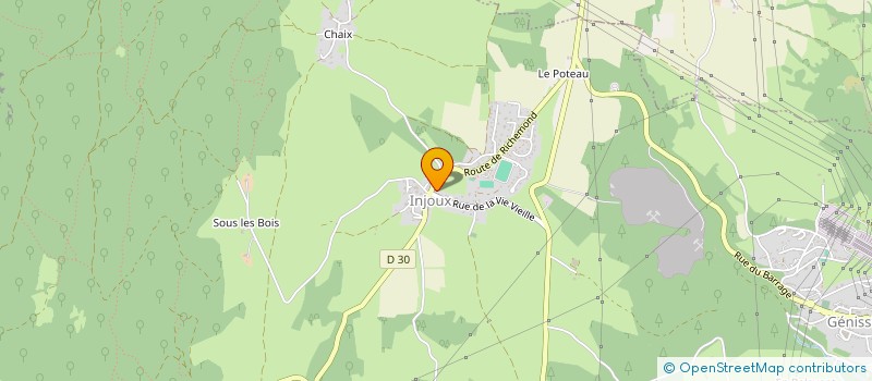 localisation de l'entreprise CENJEAVA à INJOUX-GENISSIAT