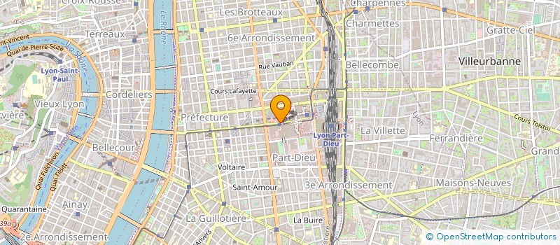 localisation de l'entreprise CENNOX SAS à LYON