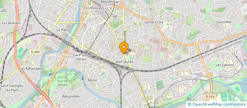 localisation de l'entreprise CENOBAT à LE MANS