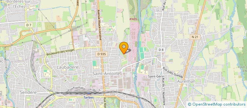 localisation de l'entreprise CENOLI  TARBES