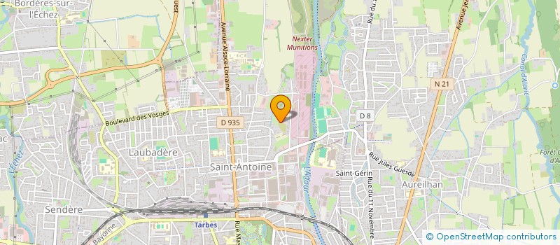 localisation de l'entreprise CENOLI MDB  TARBES