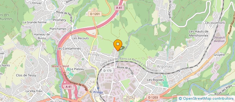 localisation de l'entreprise CENORI à ANNECY