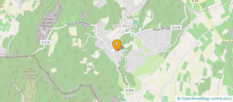 localisation de l'entreprise CENOU  SAINT-RESTITUT