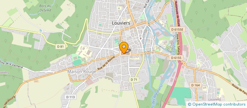 localisation de l'entreprise CENOVA  LOUVIERS