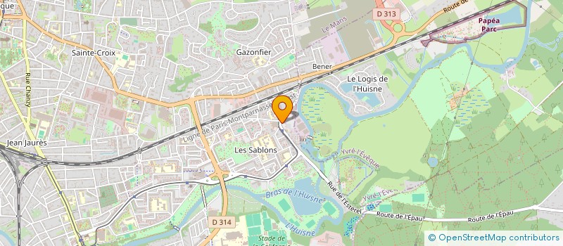 localisation de l'entreprise CENOVIA ENERGIES à LE MANS