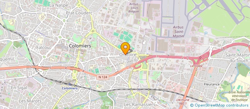 localisation de l'entreprise CENS STRUCTURE à COLOMIERS