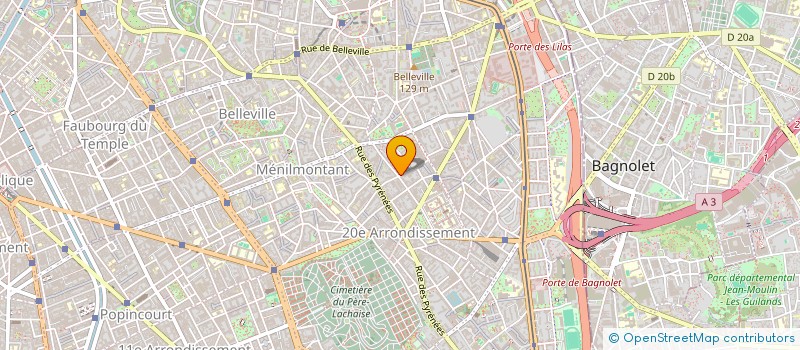 localisation de l'entreprise CENSI-PRELEUR  PARIS