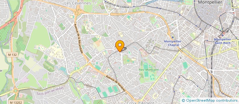 localisation de l'entreprise CENSO SANTE à MONTPELLIER