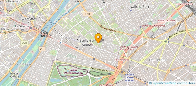 localisation de l'entreprise CENT 2020 à NEUILLY-SUR-SEINE