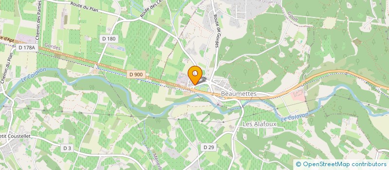 localisation de l'entreprise CENT 4 VIN  BEAUMETTES