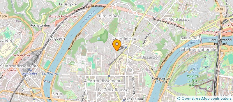 localisation de l'entreprise CENT  CALUIRE-ET-CUIRE