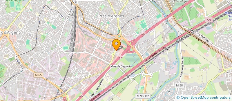 localisation de l'entreprise CENT ACHAT DES COMPTOIRS ET STATIONS à MONTPELLIER