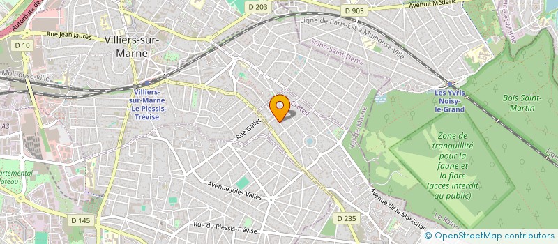 localisation de l'entreprise CENT ACTION EUROP DEM LAIQUE à LE PLESSIS-TREVISE
