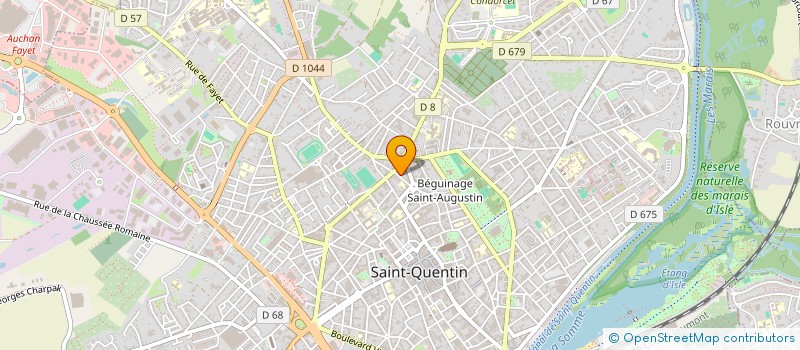 localisation de l'entreprise CENT ADMINIS ORGANIS ET GEST ENTREPRISE à SAINT-QUENTIN