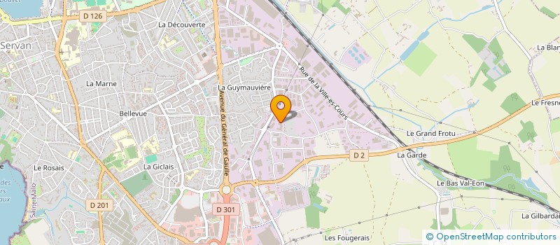 localisation de l'entreprise CENT AIDE PAR LE TRAVAIL ARMOR à SAINT-MALO