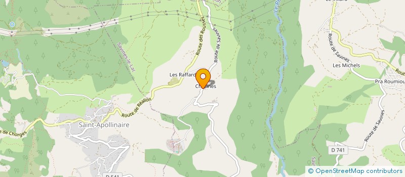 localisation de l'entreprise CENT ALPIN DE VALOR RESSOURCES HUMAINES à SAVINES-LE-LAC