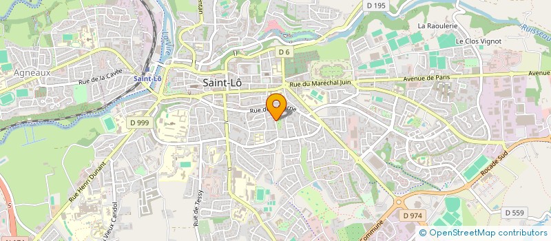 localisation de l'entreprise CENT AMEL LOGE MANCHE CAL  SAINT-LO