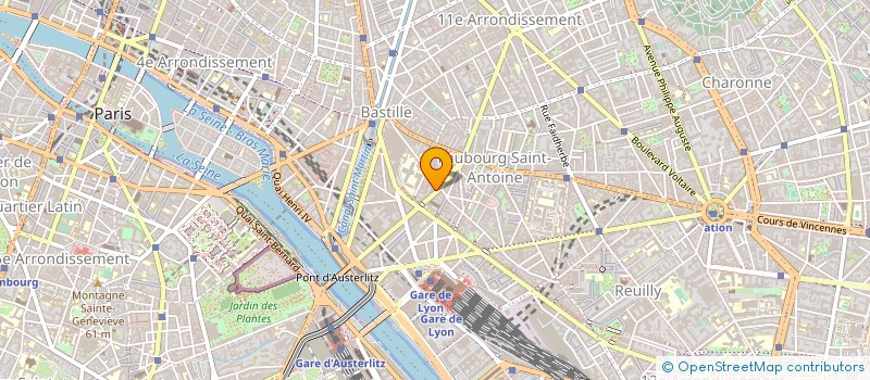 localisation de l'entreprise CENT ANALYSE FORMAT INTERVENTION  PARIS