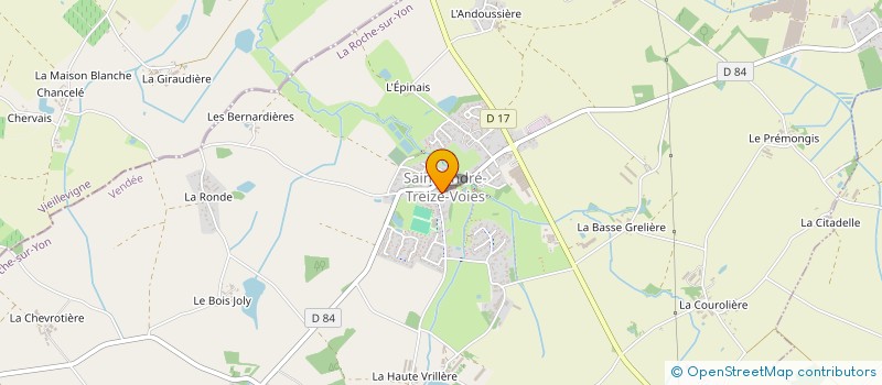 localisation de l'entreprise CENT ANIMAT RURAL SULPICIEN à MONTREVERD