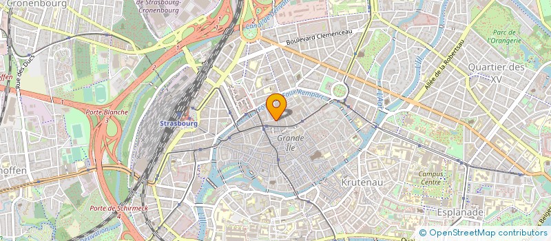 localisation de l'entreprise CENT ANIMATION MUSICALE STRASB à STRASBOURG