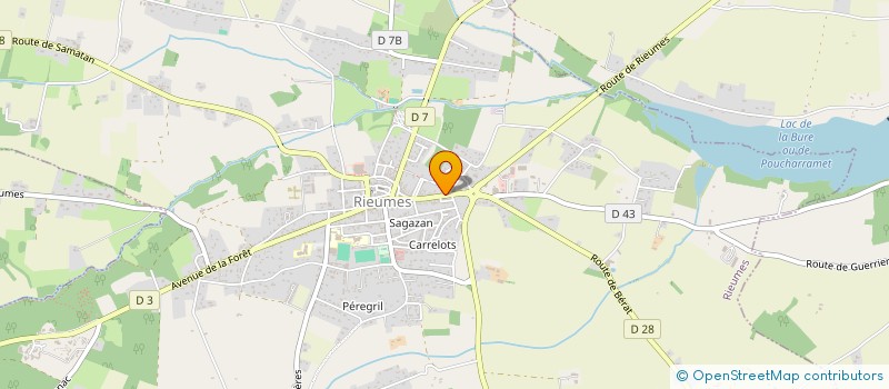 localisation de l'entreprise CENT ANS 1904 2004 SPORTING CLUB RIEUM  RIEUMES