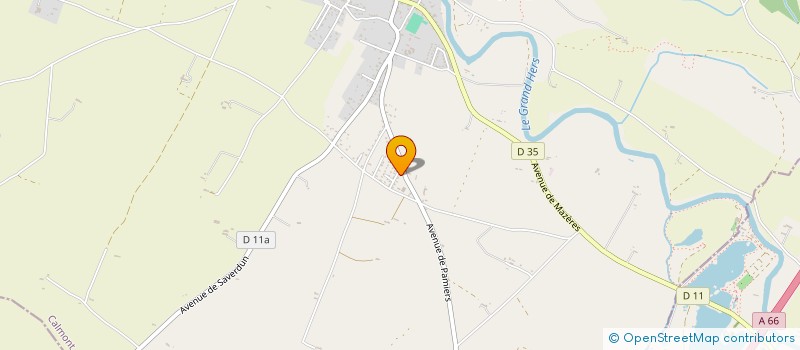 localisation de l'entreprise CENT AUTONOME DEVELOP ACTIONS CULTURELLE  GIBEL