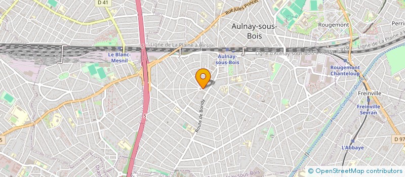 localisation de l'entreprise CENT CIAL AULNAY CENTRE à AULNAY-SOUS-BOIS