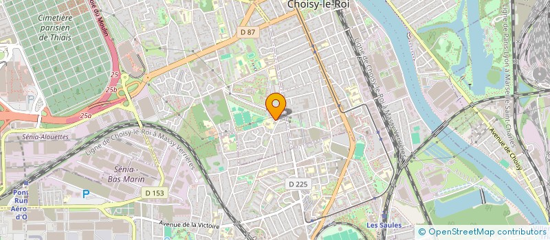 localisation de l'entreprise CENT COMMUNAUTAIRE ORLY CHOISY à THIAIS