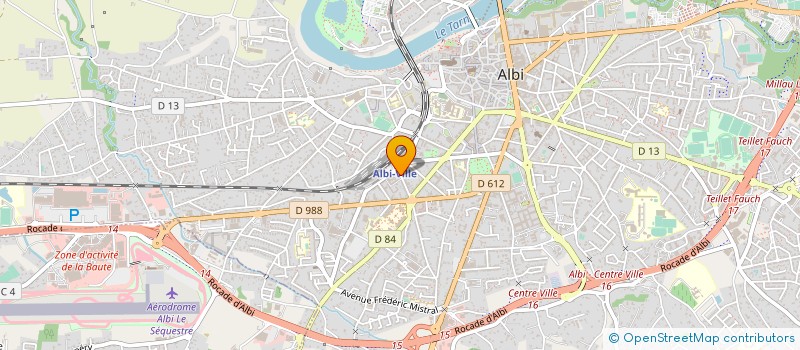 localisation de l'entreprise CENT COMPTABLE DU FORFAITAIRE à ALBI