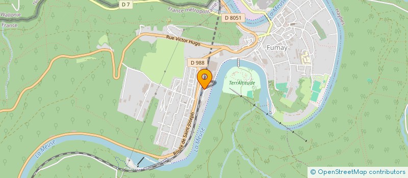 localisation de l'entreprise CENT DE CONTROLES TECHNIQUES DE SECURITE à FUMAY