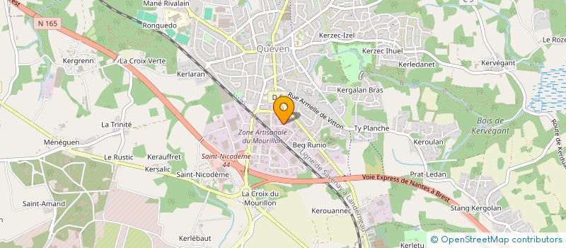localisation de l'entreprise CENT DE REPARATION ET VENTE AUTOMOBILE à QUEVEN