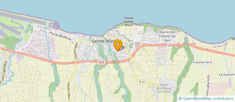 localisation de l'entreprise CENT.DE SANTE DES GASPARDS à SAINTE-MARIE