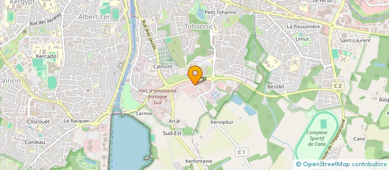 localisation de l'entreprise CENT DEGRES AUDIT à VANNES