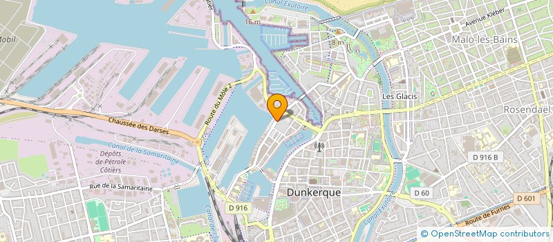 localisation de l'entreprise CENT DEVELOP REGION COMMERCE INTERNATION à DUNKERQUE