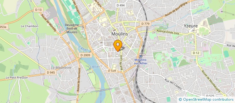 localisation de l'entreprise CENT DO NATION à MOULINS
