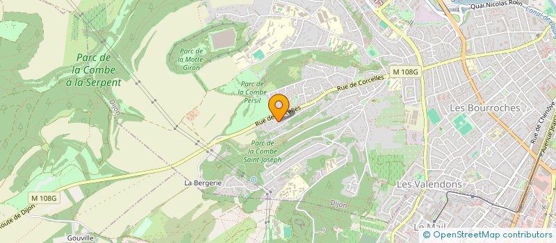localisation de l'entreprise CENT ECUS à DIJON
