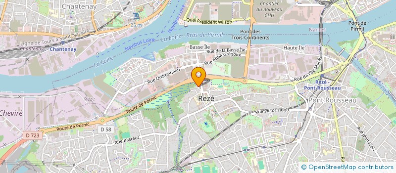 localisation de l'entreprise CENT EDUC POPUL AMICALE LAIQUE à REZE