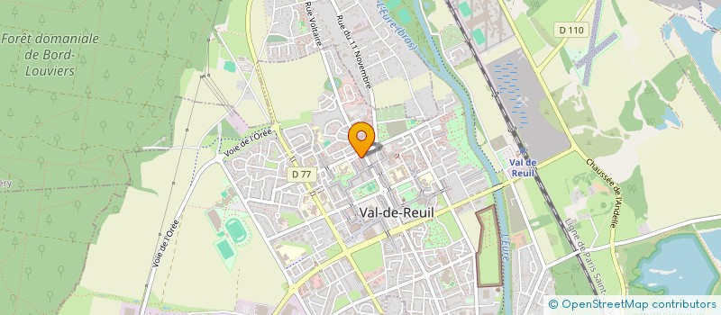 localisation de l'entreprise CENT ETUD PROMO ECONO REGION S  VAL-DE-REUIL