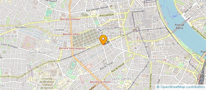localisation de l'entreprise CENT EVA DEPLACEMENT PERS CEREBROLESEES à BORDEAUX